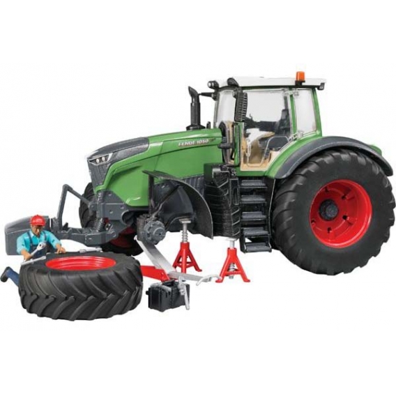 Obrázok pre Bruder - traktor - Fendt 1050 Vario s mechanikem a vybavením dílny