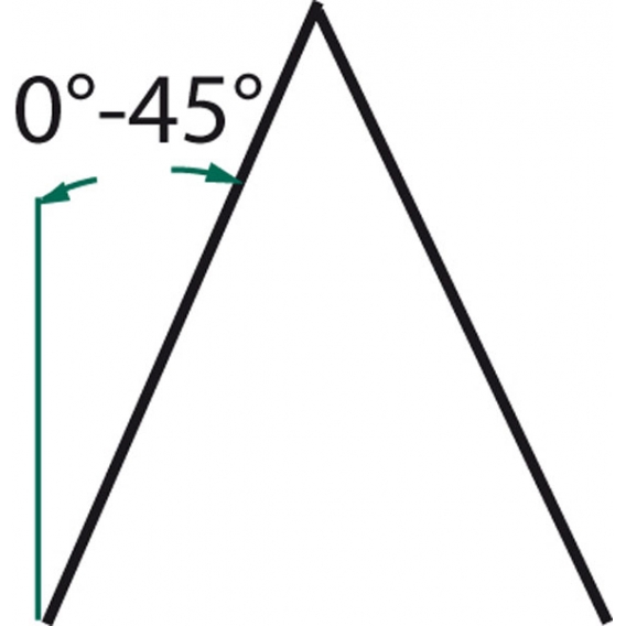 Obrázok pre Jeřábový řetěz G8 dvoupramenný síla 10 mm délka 1 m s okem a háky