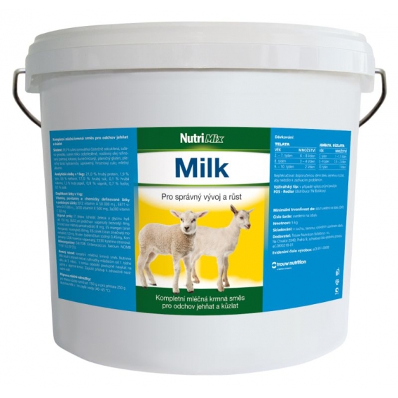 Obrázok pre NUTRIMIX MILK 5 kg sušené mléko pro jehňata, kůzlata, telata od druhého týdne po porodu