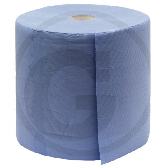 Obrázok pre Papírový ručník Granit 1000 útržků 340 x 350 mm 3-vrstvý modrý, utírací papírová role