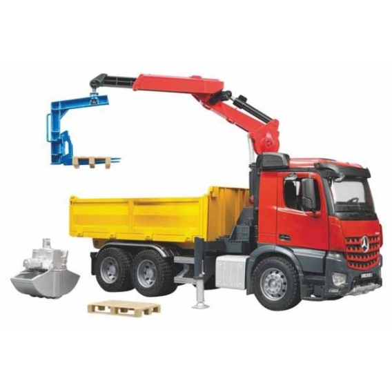 Obrázok pre Bruder - stavební nákladní automobil Mercedes-Benz Arocs s jeřábem