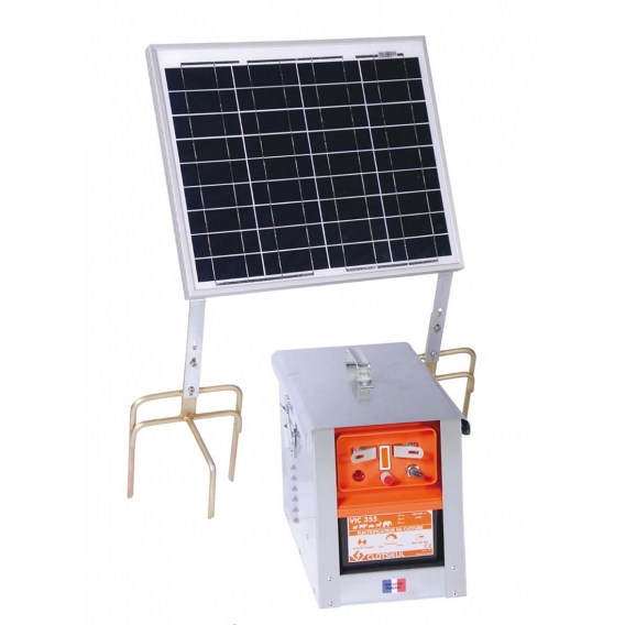 Obrázok pre CLOTSEUL VIC 355 bateriový zdroj napětí pro elektrický ohradník se solárním panelem 30 W