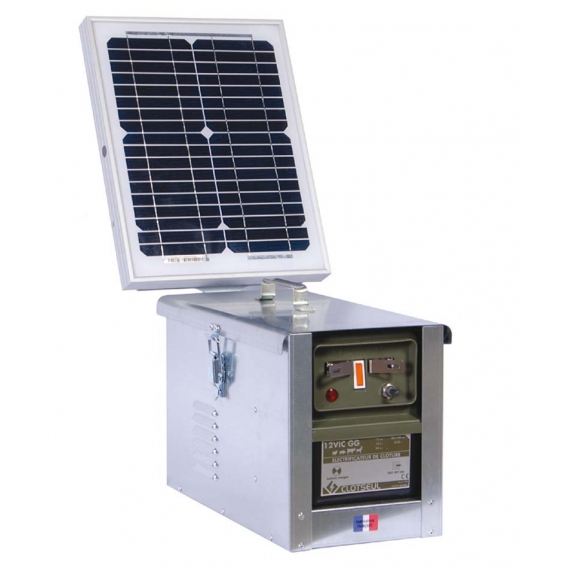 Obrázok pre CLOTSEUL VIC 12 GG bateriový zdroj napětí pro elektrický ohradník se solárním panelem 10 W