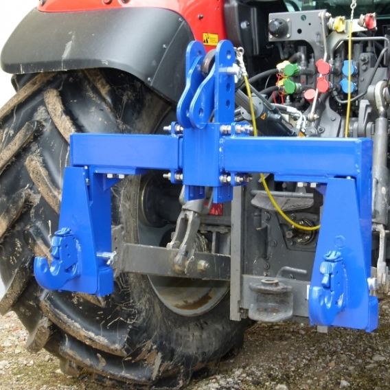 Obrázok pre Tříbodová váha Agreto 6000 kg pro traktory kat.2 s indikátorem hmotnosti Standard a háky