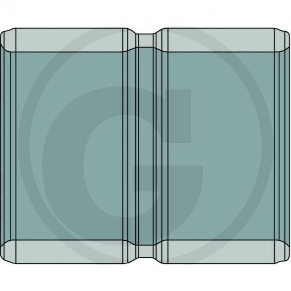 Obrázok pre Ocelové pouzdro s mazáním vnitřní průměr 30 vnější 40 délka 30 mm pro rypadla a nakladače