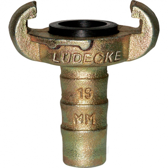 Obrázok pre LÜDECKE hadicová spojka proti loupeži vývrt 15 mm DIN 3489 bez límce na vzduch