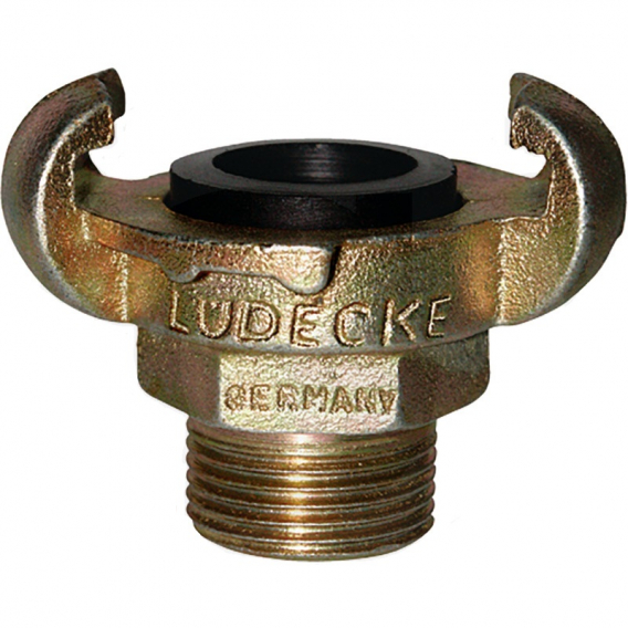 Obrázok pre LÜDECKE hadicová spojka proti loupeži vývrt 17 mm DIN 3489 vnější závit 3/4