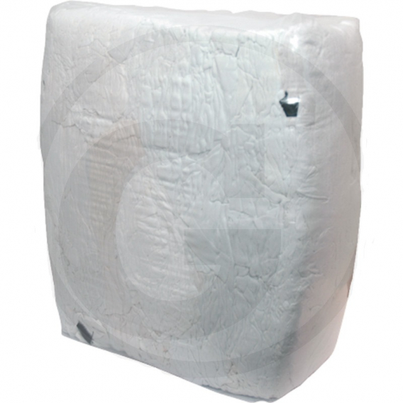 Obrázok pre Savá trikotová tkanina bílá na čištění strojů a nářadí, hadry na šmír bílé 10 kg