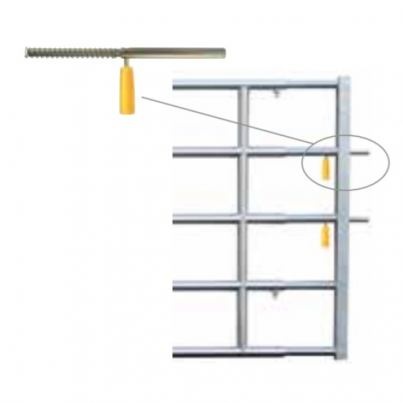 Obrázok pre Náhradní automatický zámek Easylock s rukojetí a pružinou pro panelové pastevní brány