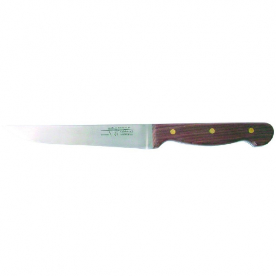 Obrázok pre Kuchyňský vyřezávací, nakrajovací nůž 16 cm LUX Profi rovný dřevěná střenka palisandr