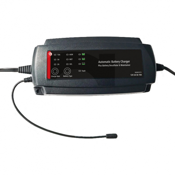 Obrázok pre Nabíječka autobaterií 12V 2A/5A/10A Granit BLACK EDITION kapacita 6-200 Ah 7 stupňů