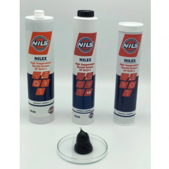 Obrázok pre NILS NILEX EP2 výkonné viskózní mazivo pro ložiska, kombajny kartuše, patrona 400 g