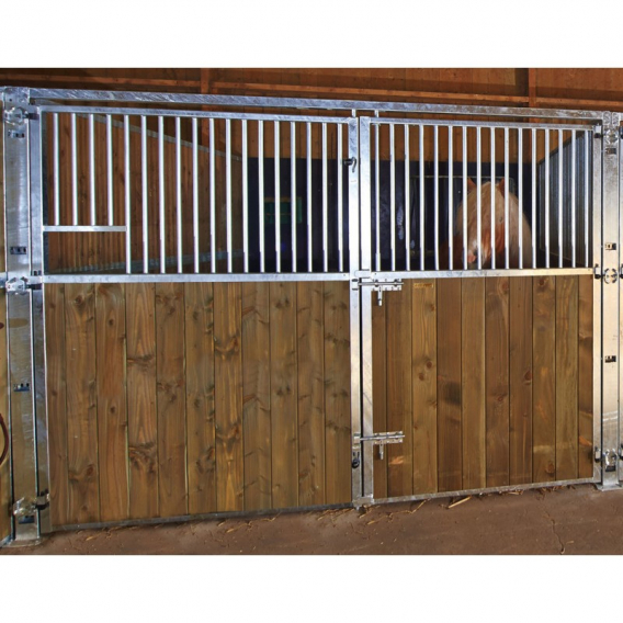 Obrázok pre Přední stěna boxu pro koně s křídlovými dveřmi La GÉE šířka 3 m výška 2,3 m