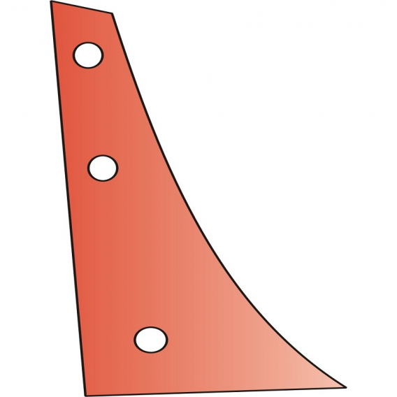 Obrázok pre Výměnný díl levý na pluh Kverneland, Pöttinger 375 x 170 x 7 mm trojúhelník AgropaGroup