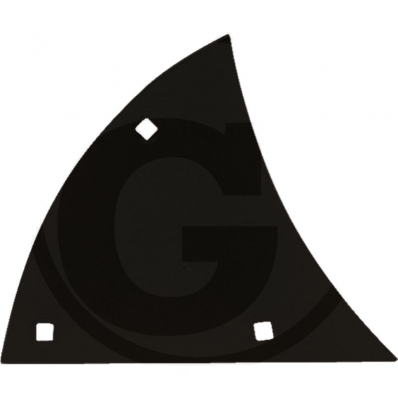 Obrázok pre Výměnný díl trojúhelník levý na pluh Lemken, Ostroj typ B2KL 290 x 270 mm Granit