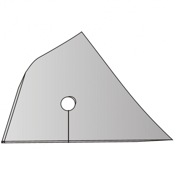 Obrázok pre Výměnný díl trojúhelník levý Dura Maxx na pluh Lemken, Ostroj 357 x 219 x 10 mm Agropa