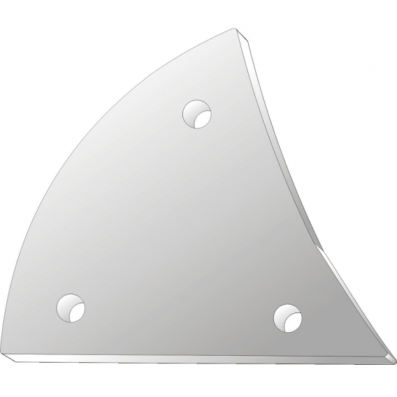 Obrázok pre Výměnný díl odhrnovačky trojúhelník levý na pluh Eberhardt AgropaGroup
