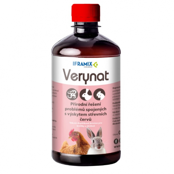 Obrázok pre Verynat 500 ml pro redukci střevních červů - hlístic, tasemnic u drůbeže a králíků