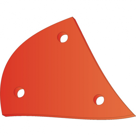 Obrázok pre Výměnný díl odhrnovačky trojúhelník pravý na pluh Niemeyer NU16G AgropaGroup