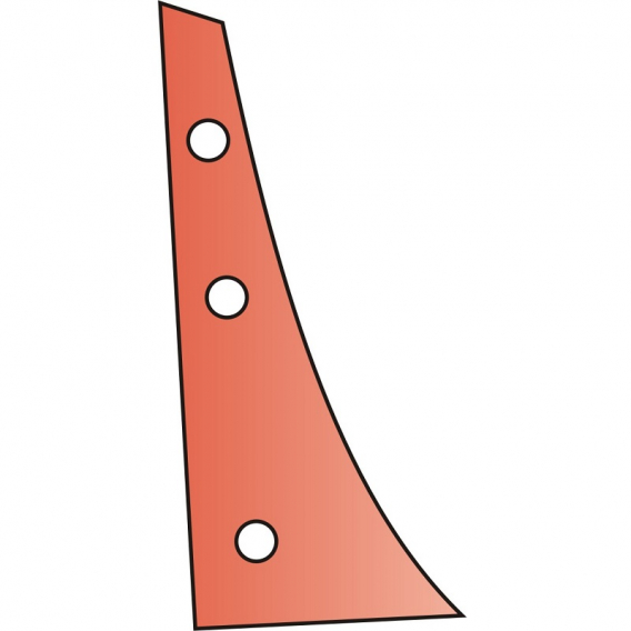Obrázok pre Výměnný díl pravý na pluh Kverneland, Pöttinger přední díl 354 x 162 x 10 mm Agropagroup