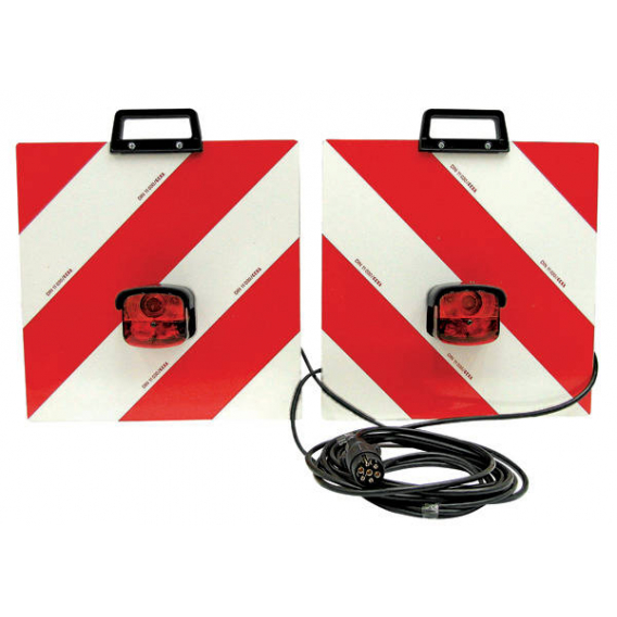 Obrázok pre Sada výstražných tabulek kompletně propojená kabely s osvětkením na pevnou montáž