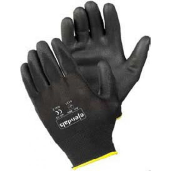 Obrázok pre Dílenské pracovní rukavice PU nylonové velikost 8