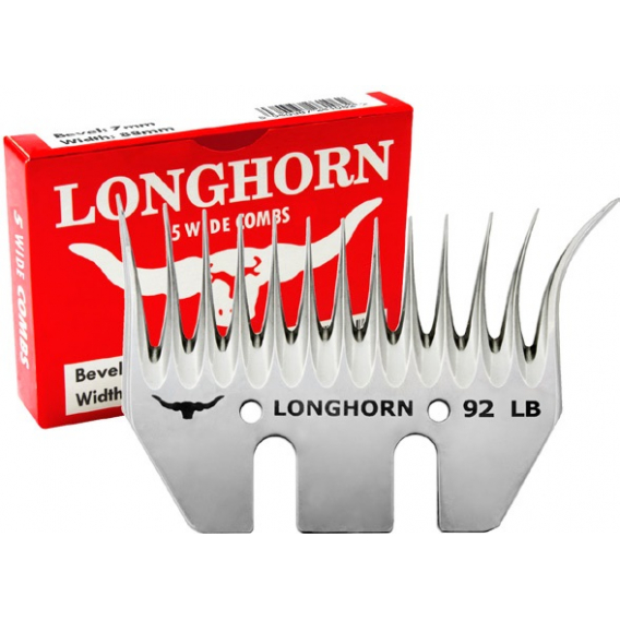 Obrázok pre Spodní široký nůž Longhorn Wide LB 7/92 mm dlouhý úkos na stříhání ovcí