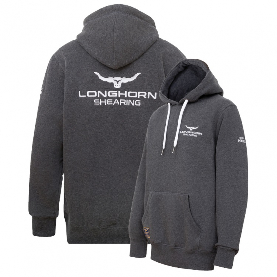Obrázok pre Mikina Longhorn Signature s kapucí velikost XL barva šedá
