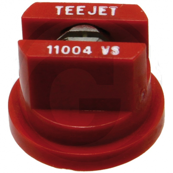 Obrázok pre TEEJET postřikovací tryska TP11004VS VisiFlo s plochou charakteristikou 110° červená