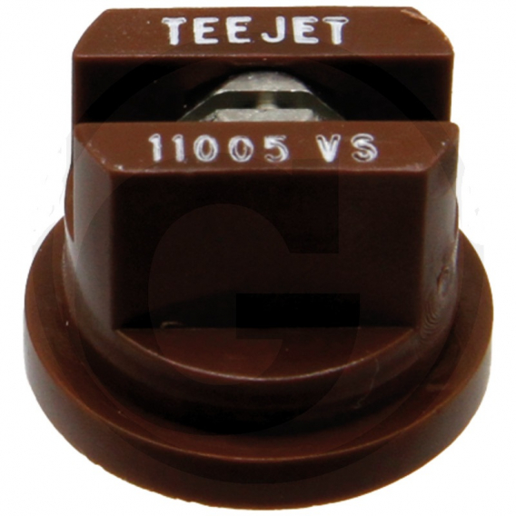 Obrázok pre TEEJET postřikovací tryska TP11005VS VisiFlo s plochou charakteristikou 110° hnědá