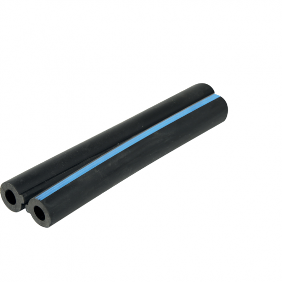 Obrázok pre Dvojitá gumová hadice podtlaková k pulzátoru dojení  7 x 13 mm modrý proužek metráž