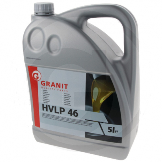 Obrázok pre Hydraulický olej Granit HVLP 46 (HV 46) 5 l do bagru, traktoru, štípačky