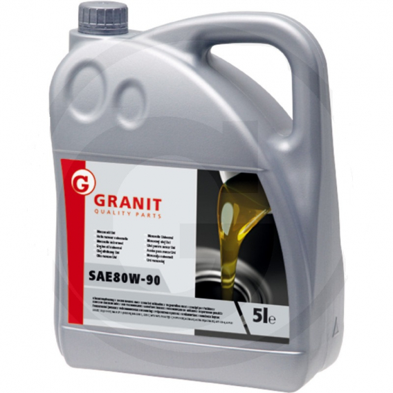 Obrázok pre Převodový olej GL4 Granit SAE 80W-90 víceúčelový do manuálních převodovek 5 l