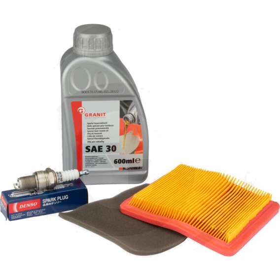 Obrázok pre Sada na údržbu motoru Loncin LC1P61FA, LC1P65F olej, vzduchový filtr, předfiltr, svíčka