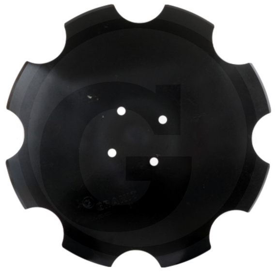 Obrázok pre Zubatý podmítací disk na diskový podmítač Pöttinger TerraDisc 510 x 4,5 mm 8 zubů 4 díry