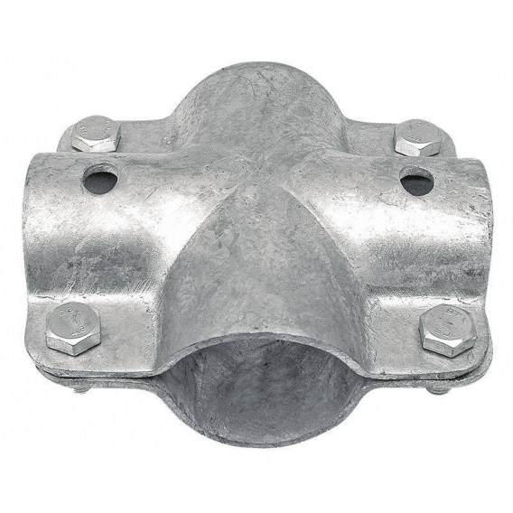 Obrázok pre Stájová křížová spona dvojdílná se 4 šrouby průměr A 27 mm B 27 mm