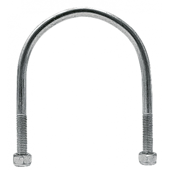 Obrázok pre Obloukový šroub s maticemi zinkovaný pro trubku o průměru 1 1/2