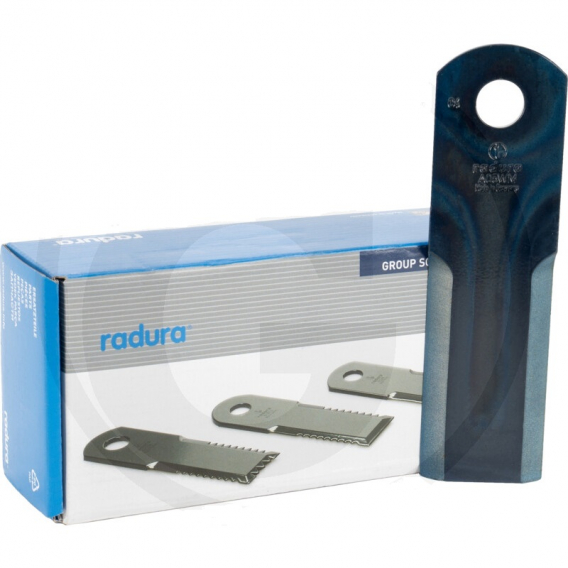 Obrázok pre Z42176 Nůž do drtiče slámy hladký 50 x 5 x 173 Radura PrimeLine na John Deere 15 ks