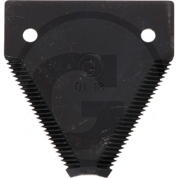 Obrázok pre Žabka, žací nůž na kombajn Case IH, New Holland horní ozubení, jemné ozubení balení 25 ks