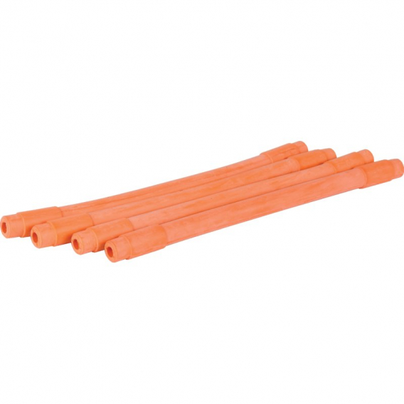 Obrázok pre Silikonové vzduchové hadičky podtlakové k pulzátoru dojení 13 x 6 x 220 mm oranžové 4 ks