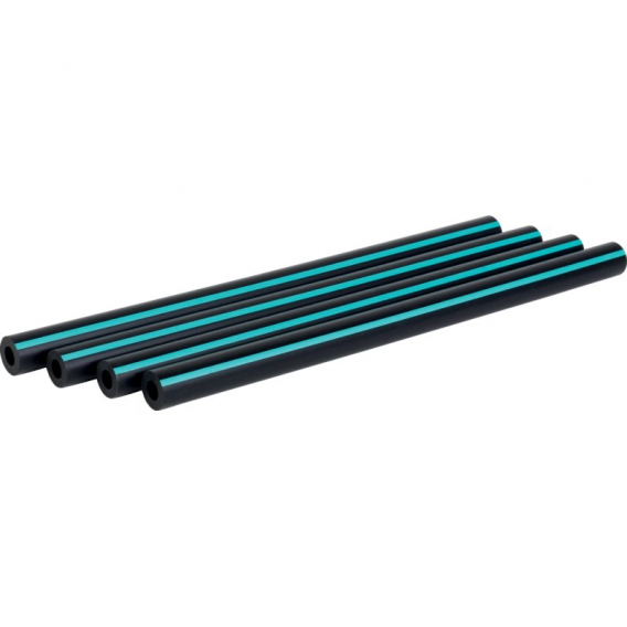 Obrázok pre Gumové vzduchové hadičky podtlakové k pulzátoru dojení 13 x 7 x 230 mm zelený pruh 4 ks