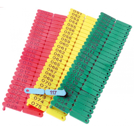 Obrázok pre Ušní značky Ovitag pro selata, ovce a kozy 101-200 žluté