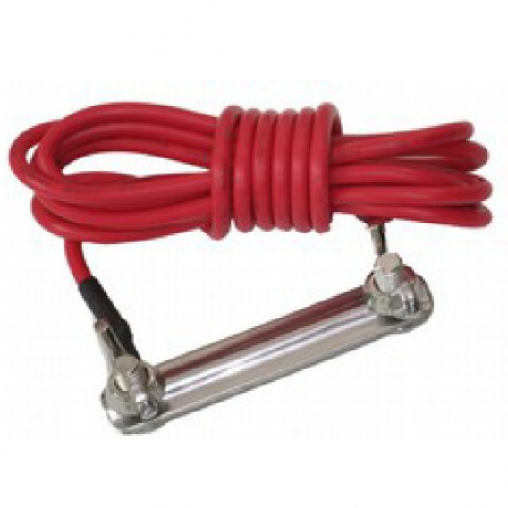 Obrázok pre Přípojovací kabel k elektrickému ohradníku OLLI na ohradníková lanka a pásky do 40 mm