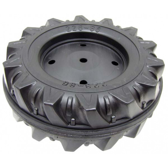 Obrázok pre Rolly Toys - přední kolo 226 x 86 mm, pro nápravu o 10 mm s gumovým běhounem