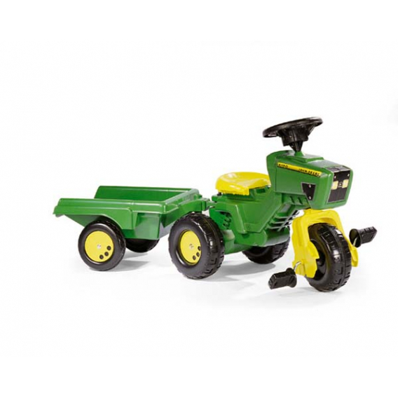 Obrázok pre Rolly Toys - šlapací tříkolka traktor vozíkem John Deere Trac
