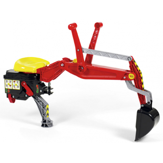 Obrázok pre Rolly Toys - bagr se zámkem červený