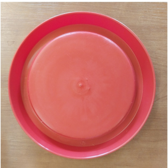 Obrázok pre Náhradní miska pro kloboukovou napáječku pro křepelky, kuřata, slepice, drůbež 3 l River