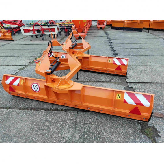 Obrázok pre Radlice na sníh s gumovým břitem RS-200/R zadní nesená otáčecí radlice šířka 1,5-2 m