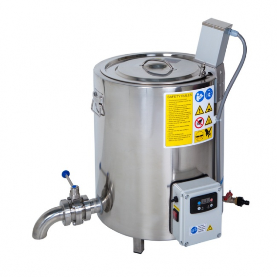 Obrázok pre Pasterizátor mléka, moštu a sýrařský kotel s míchadlem MILKY FJ 50 E Fully 230V nerezový