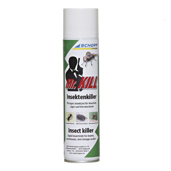 Obrázok pre Mr. KILL Aerosol 500 ml biocid sprej na hubení čmelíků, lezoucího, létajícího hmyzu, molů
